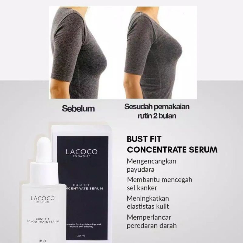 LACOCO Bust Fit Concentrate Serum Perawatan Payudara Premium