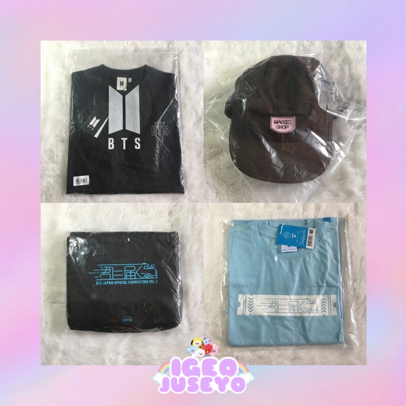 [READY] Sharing BTS Lucky Box : Tshirt Team Jimin, Trooper Hat Magic Shop, Tshirt & Raincoat Japan F