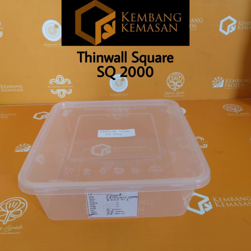 25pcs Thinwall 2000ml