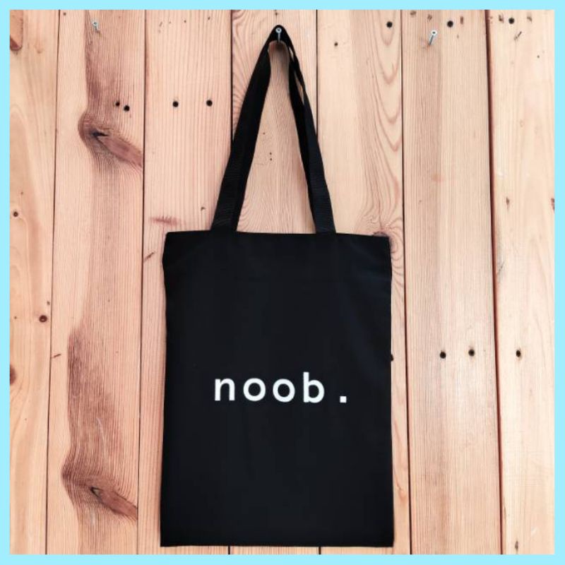 TOTEBAG NOOB BAHAN PREMIUM (ADA RESLETINGNYA) (BISA COD BAYAR DI TEMPAT)