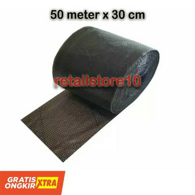 

Bubble wrap hitam 50 meter x 30 cm