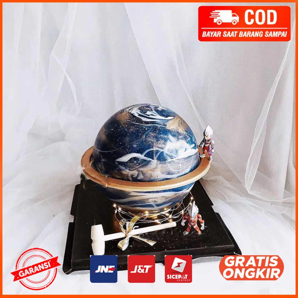 Cetakan Kue 3D Baking Cake Molds Silicone Model Planet MH05