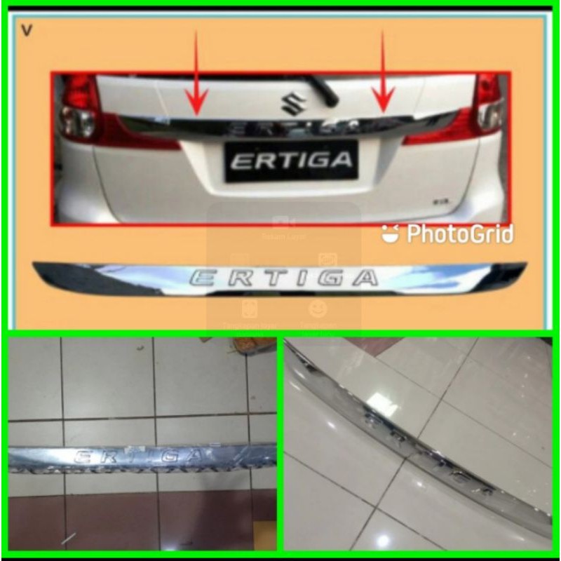 trunklid bagasi belakang Suzuki Ertiga 2013-2017 model tempel