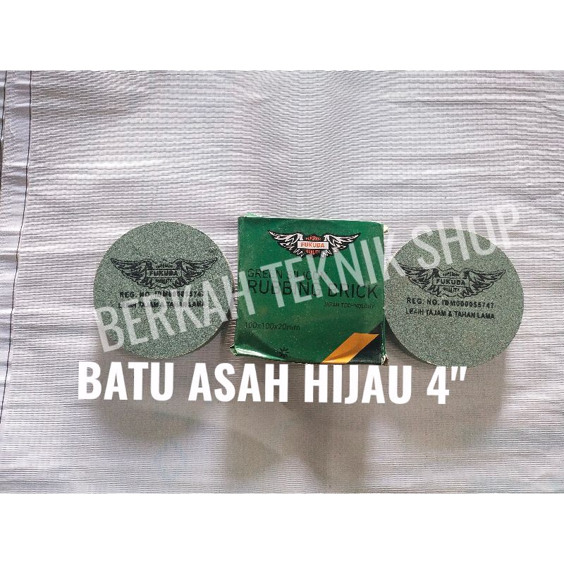 BATU GOSOK HIJAU POLES KACA  4" amril kaca batu asah serba guna 4"
