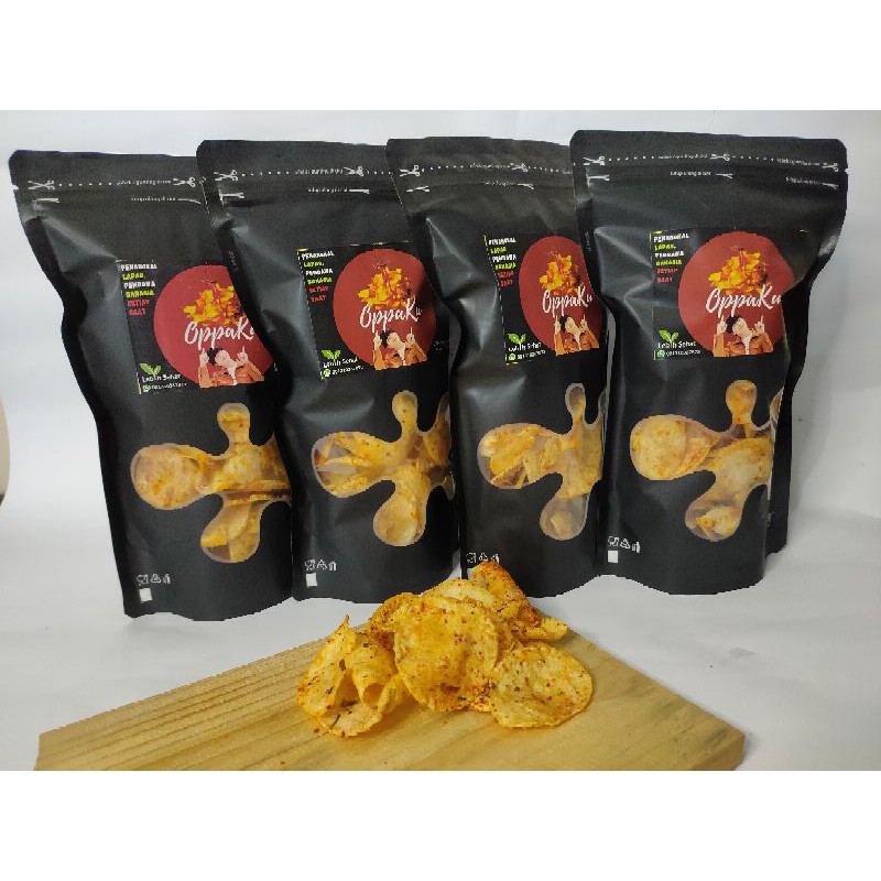 

Camilan Sehat Singkong Premium "OppaKu" PEDAS