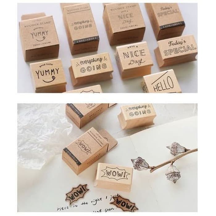 Wooden Stamp - Life Diary Series