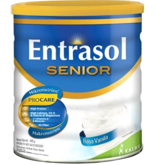 

[COD] Entrasol Senior Vanila | Coklat 400gr Terlaris PROMO [COD]