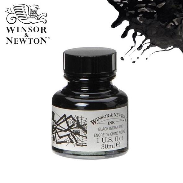 

[COD] Winsor & Newton Drawing Ink Black 30ml (Indian Ink) GRATIS ONGKIR Kode 825