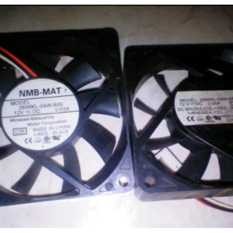 FAN 7CM KIPAS ORIGINAL NMB-MAT 2806KL-04W-B89 12V 0.65A 3PIN GARANSI