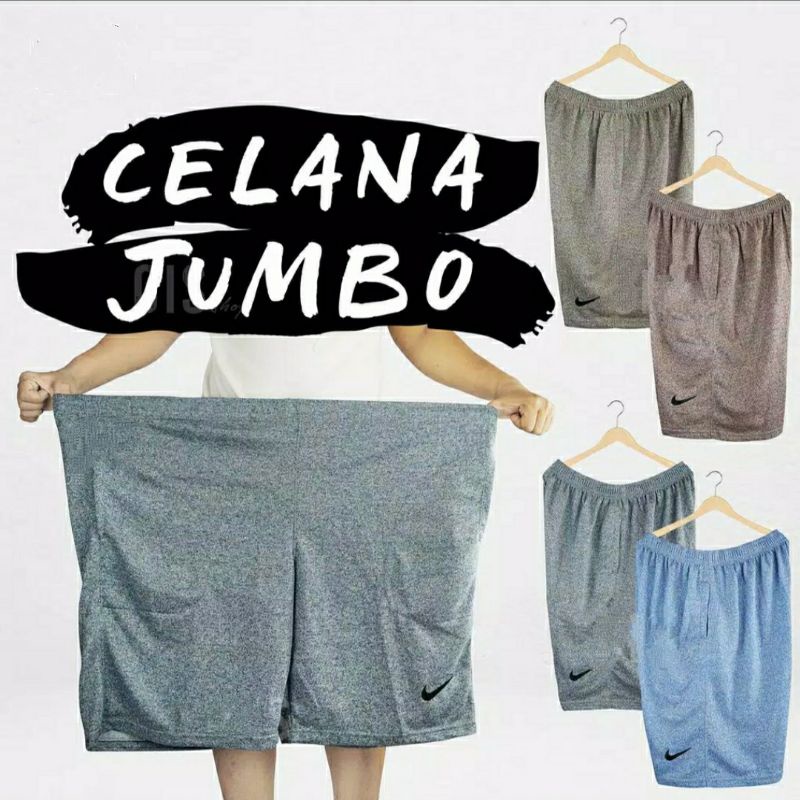 Celana Pendek Jumbo Pria/Wanita/Celana Pendek Big Size XXL-XXXL