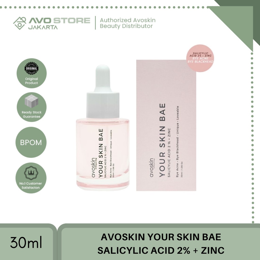 [BUNDLING] Avoskin Avoskin Teenage Dream Combo Set Bye Blackhead-Bye Acne (YSB Salicylic Acid 1% + Zinc + Tea Tree Toner -YSB Salicylic Acid 2% + Zinc)