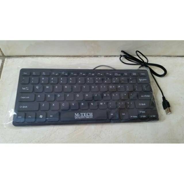 Keyboard Mini Usb M-tech MT-08 Slim - Hitam