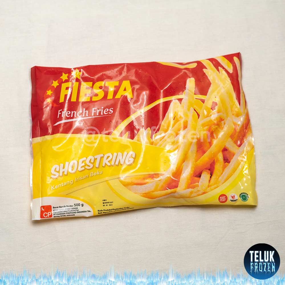 

kentang goreng fiesta shoestring 500gr / french fries 500 gram irisan ori enak