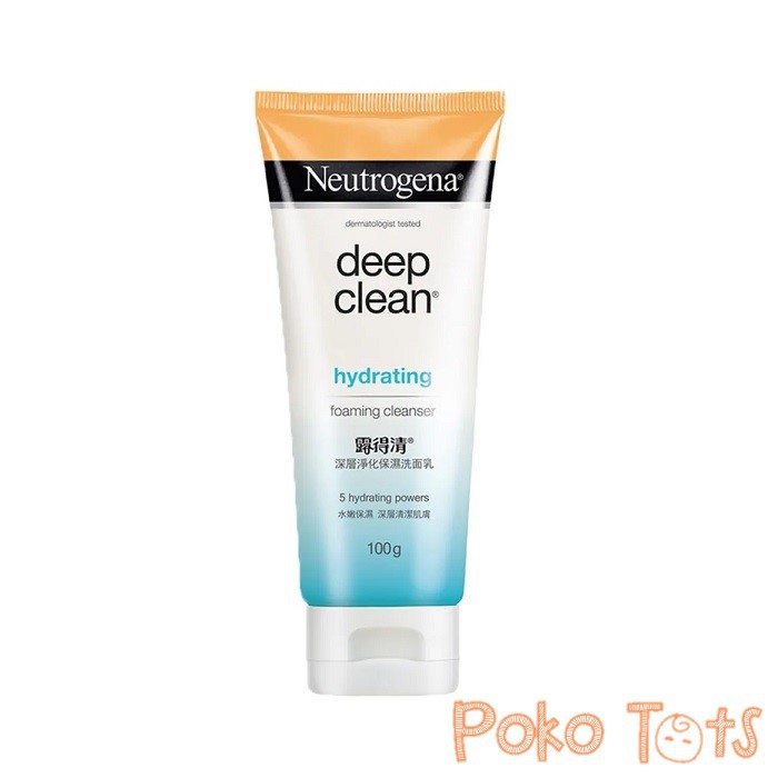 Neutrogena Deep Clean Hydrating Foaming Cleanser 100gr Sabun Pembersih Muka