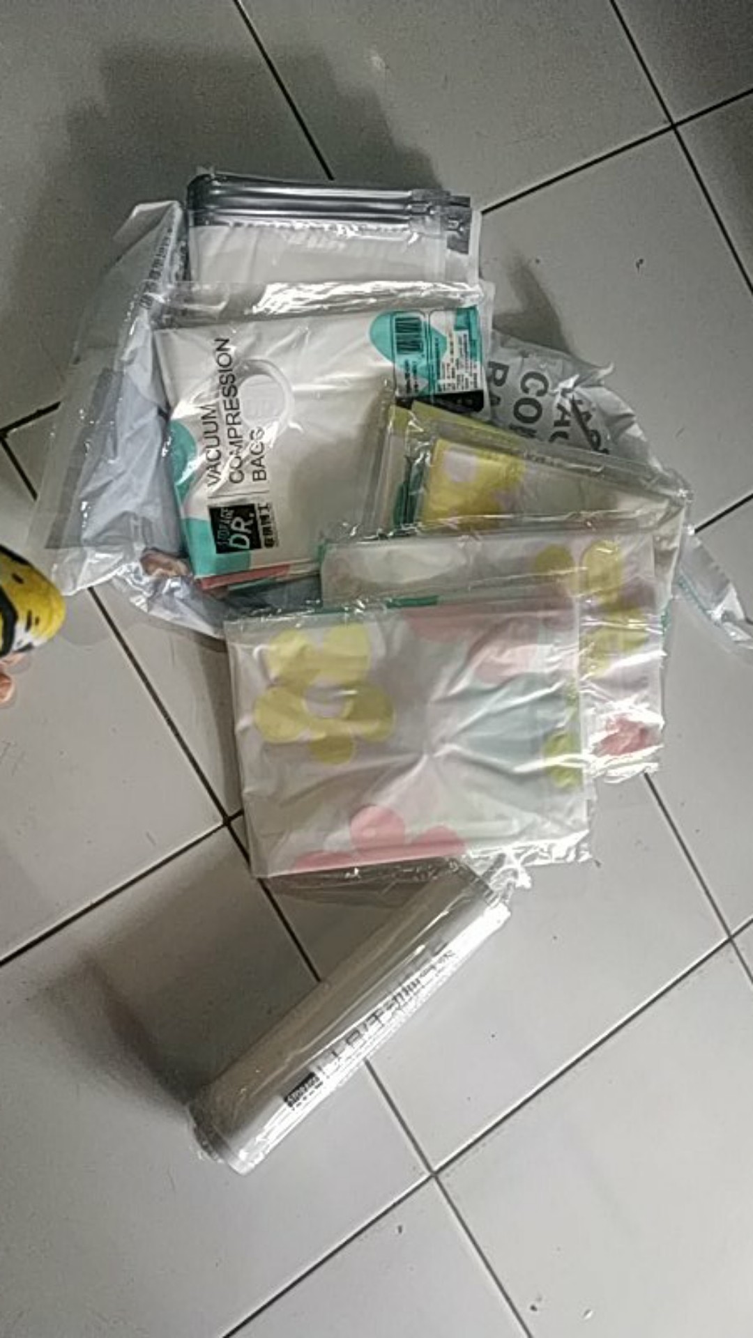 Kantong Pakaian Plastik Vakum 10 Pcs Free Pompa