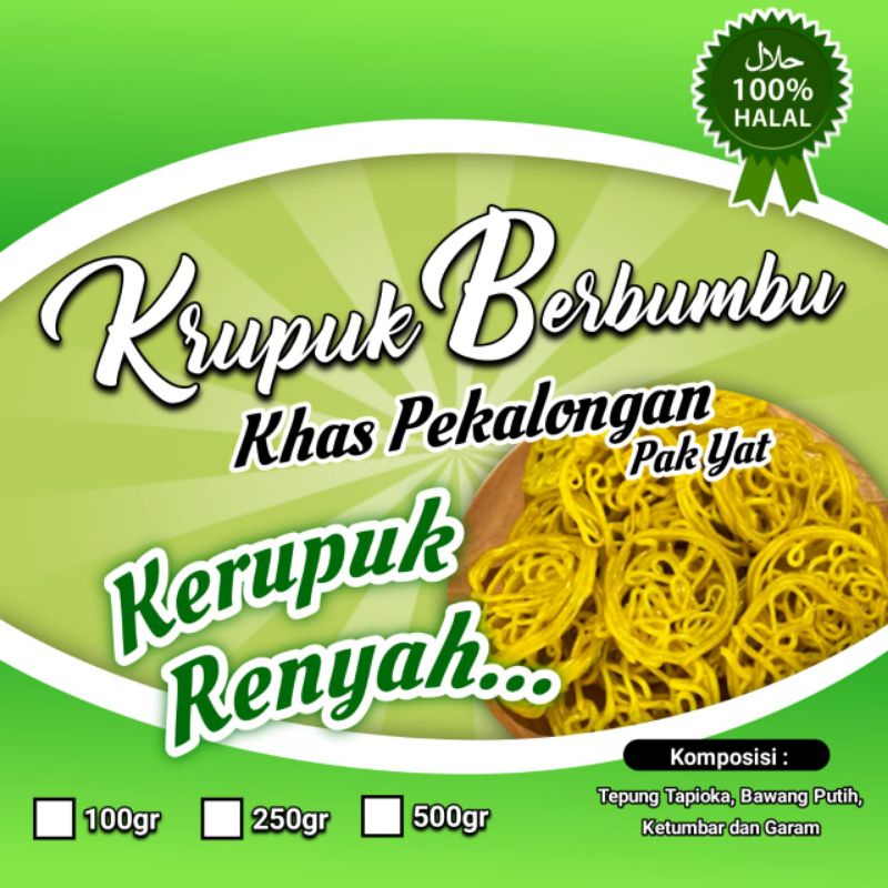 

KRUPUK MIE BERBUMBU (MENTAH) 250grm