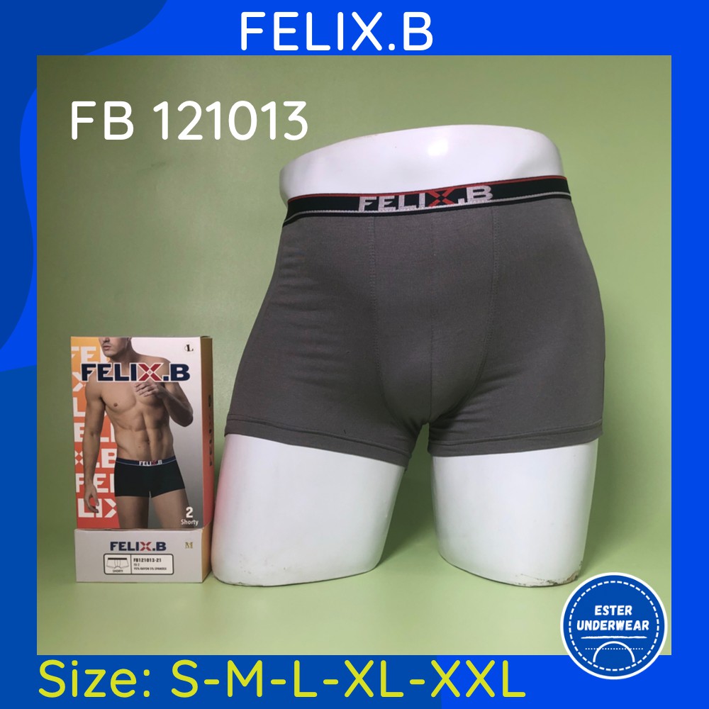 Celana Boxer Pria Felix.B FB 121013 ISI-2 PCS