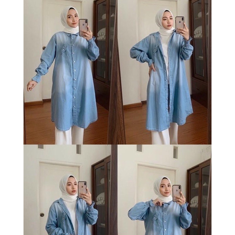 DIRA BLOUSE BLAZER BY VANILLA HIJAB | ATASAN WANITA | OUTER MUSLIM