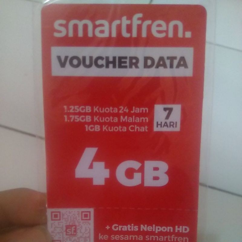 Vocher SmartFren 4GB NASIONAL