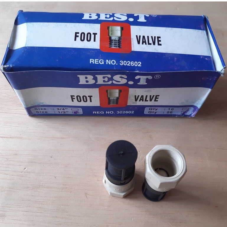 Klep PVC 1&quot; / Foot Valve BEST/Tusen Klep PVC  Best / Foot Klep / Foot Valve