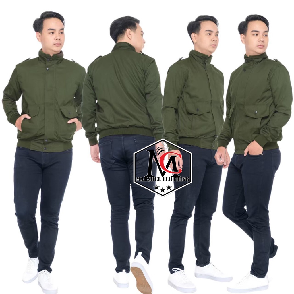 RCL - JAKET PRIA BOMBER MILITARY KLASIK NWS / JAKET PRIA BOMBER PARKA MILITARY NWS D2BLACK