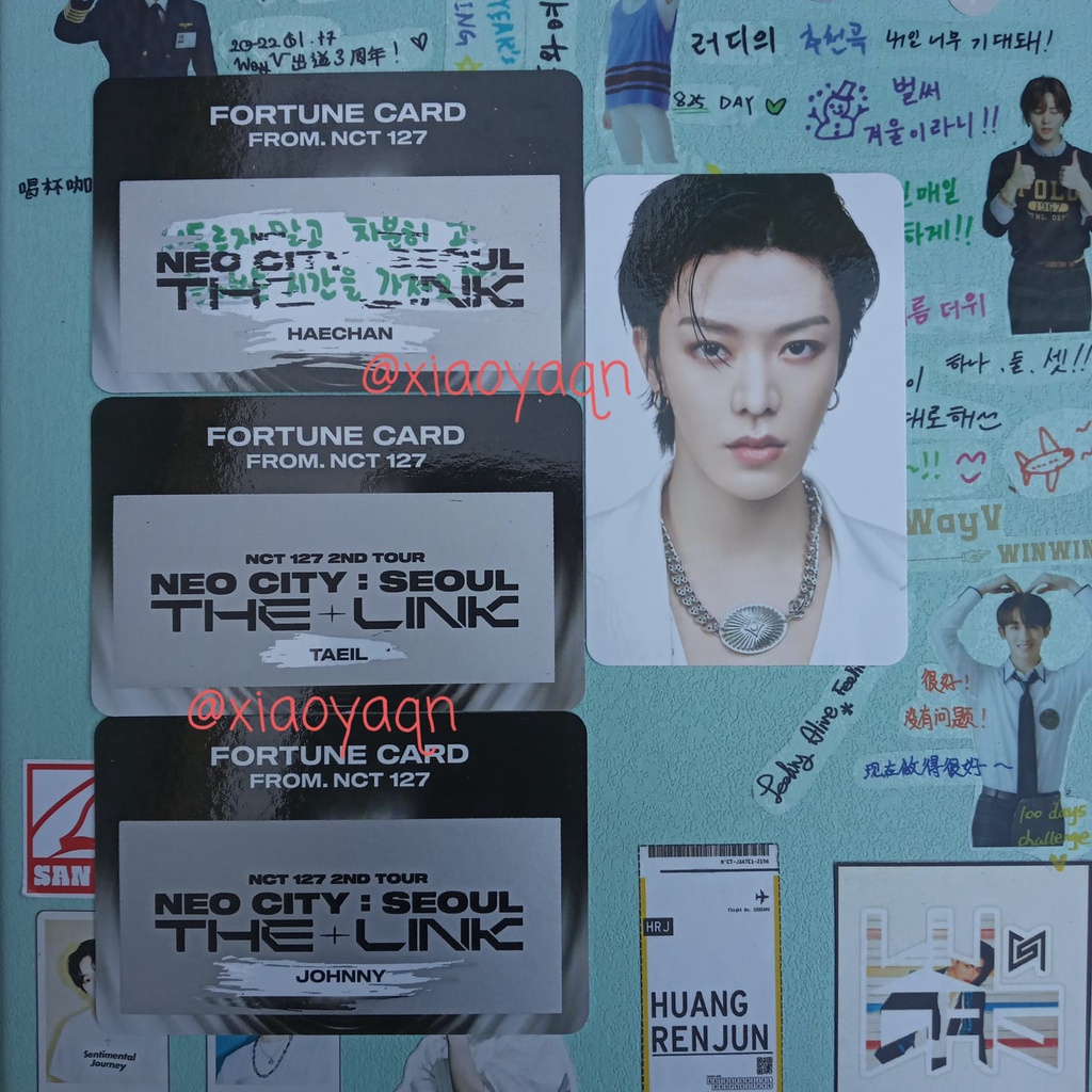 Yuta Concept NCT The Link Fortune Scratch