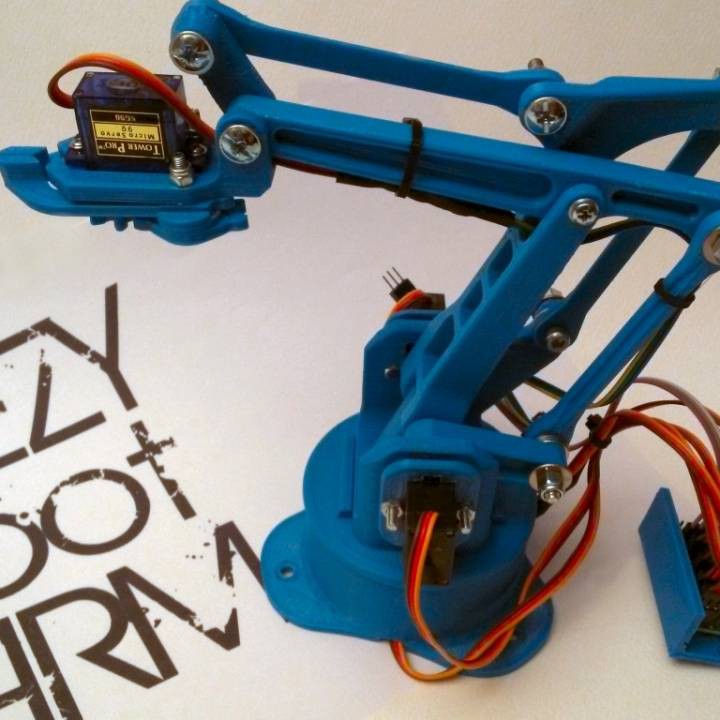 Kit Arduino Arm Robot 3d printed