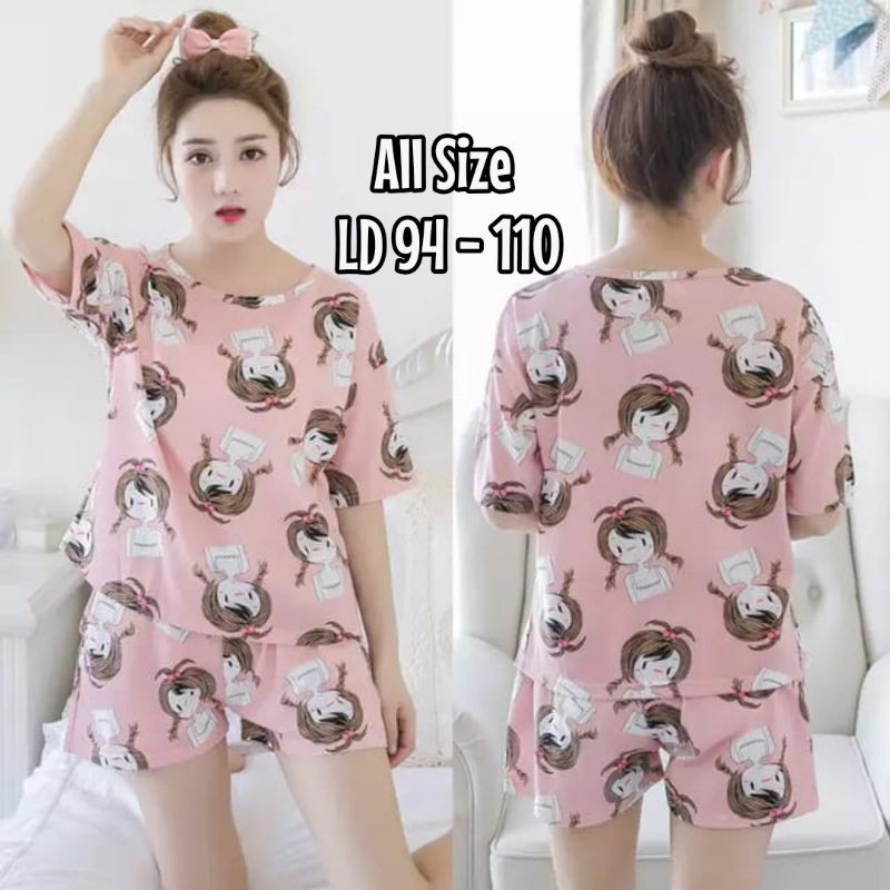 Baju tidur import/fashion wanita/set piyama wanita murah CO3-D