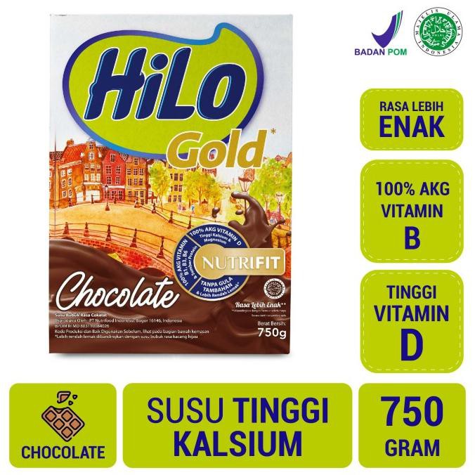 

HiLo Gold Chocolate 750gr- Susu Tinggi Kalsium