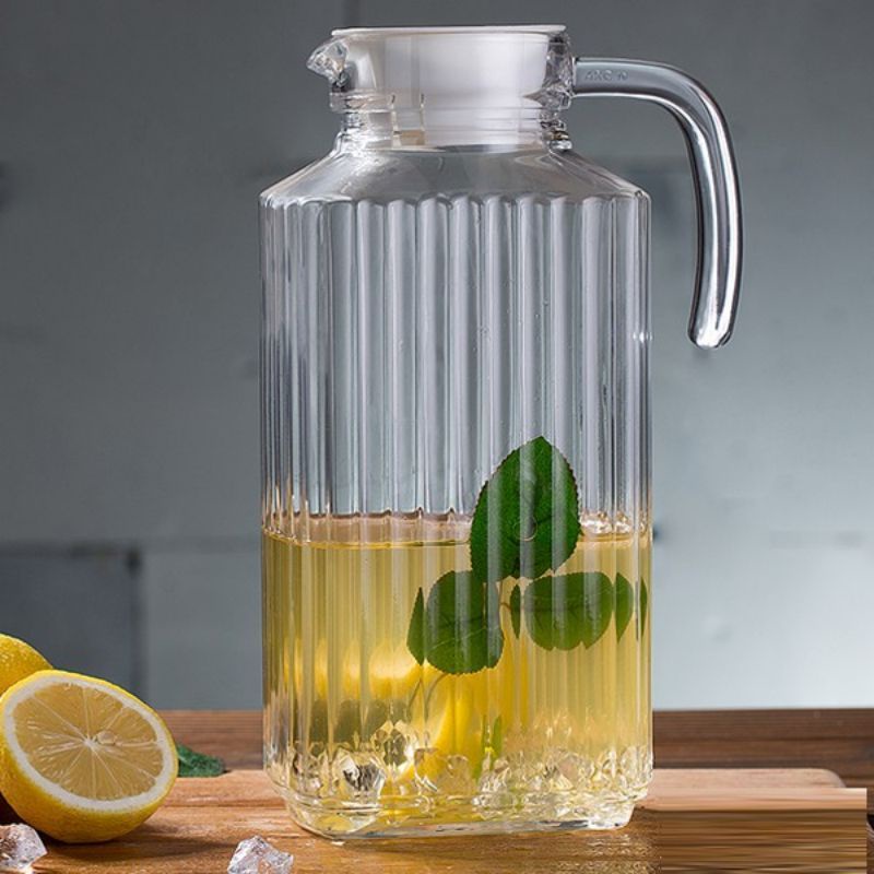 Teko Air Minum 1600 Ml/Teko Jug Pitcher Kaca 1.6 Liter Tbk