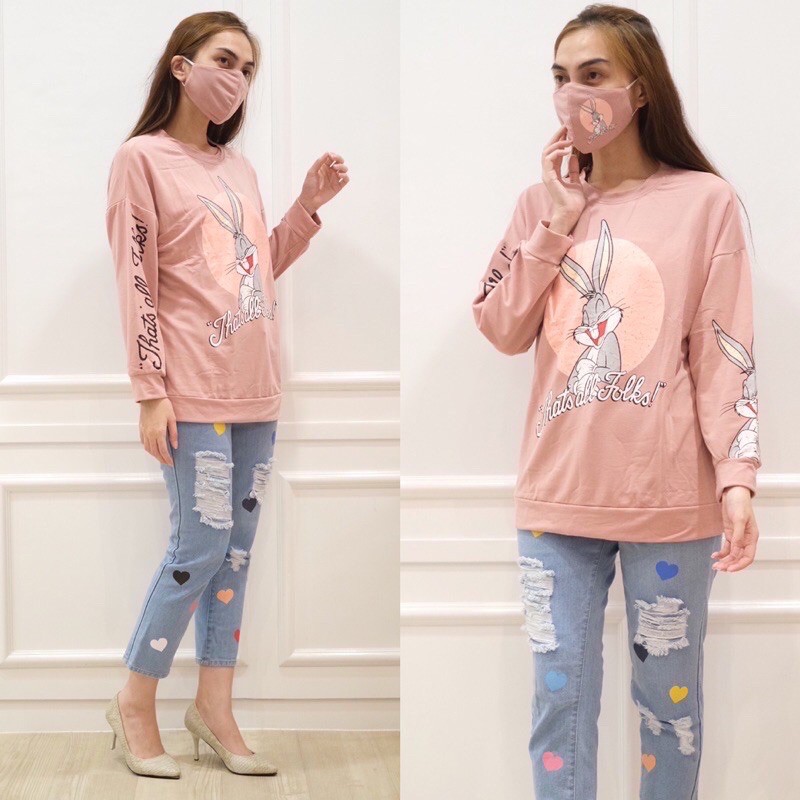 sweater set bunny free masker mimo.label