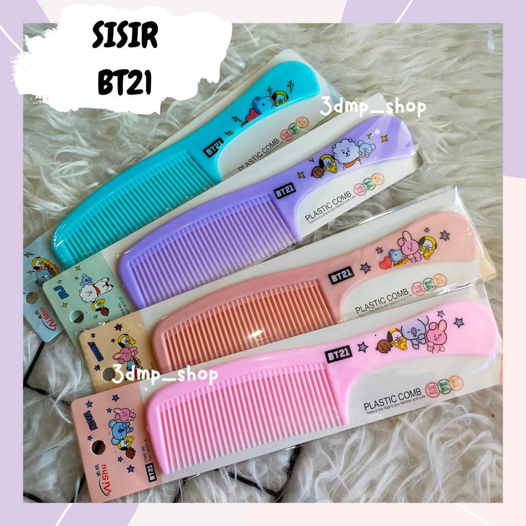 Sisir BT21 BTS Cooky Chimmy Koya Van Rj