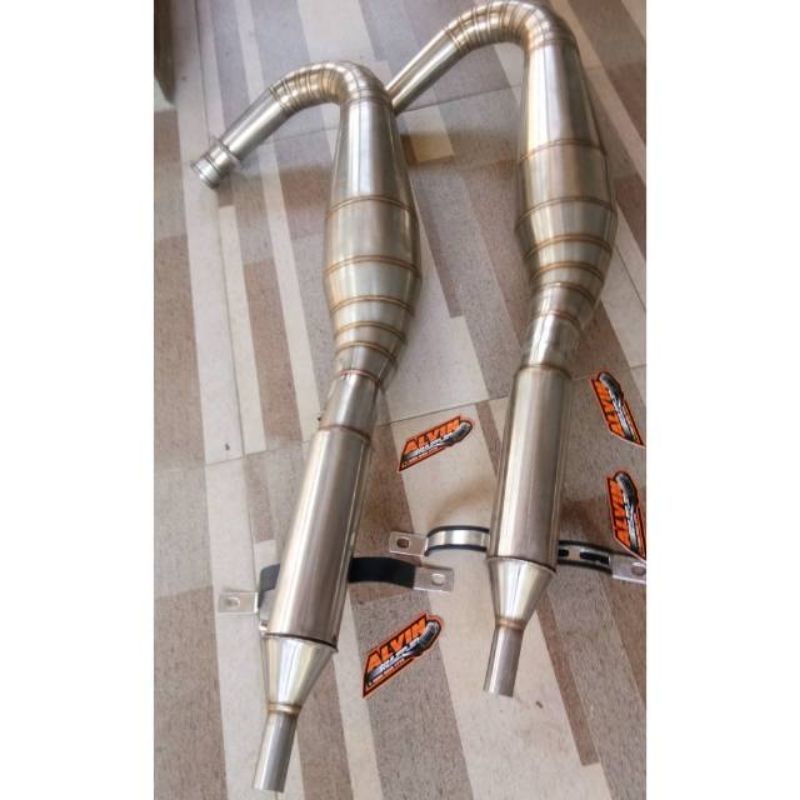 knalpot RX-King kolong PNP RX-King RX spesial suara garing kaya ninja