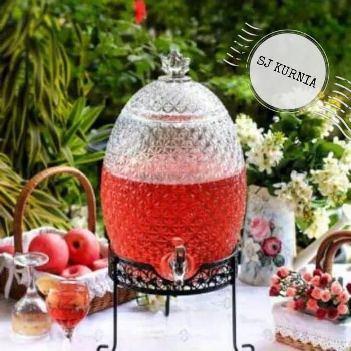 Dispenser Dispenser Kaca Nanas Vicenza 10 Liter