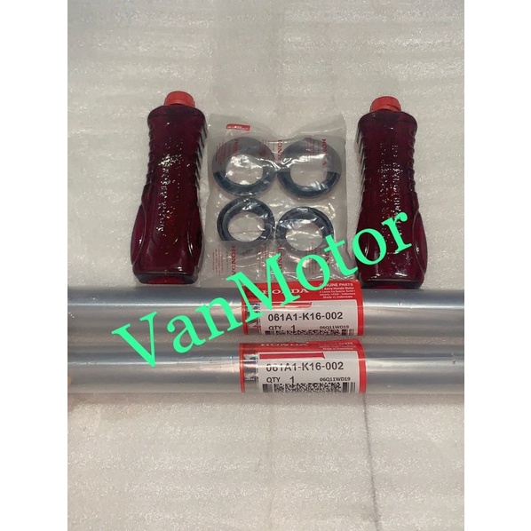 PAKET AS SHOCK SOK BEAT ESP NEW SCOOPY ESP HONDA K16 DRAT 1SET SEAL , OIL SHOCK  2pc seal shock 2pc seal abu 2pc as shock 2pc oil shock