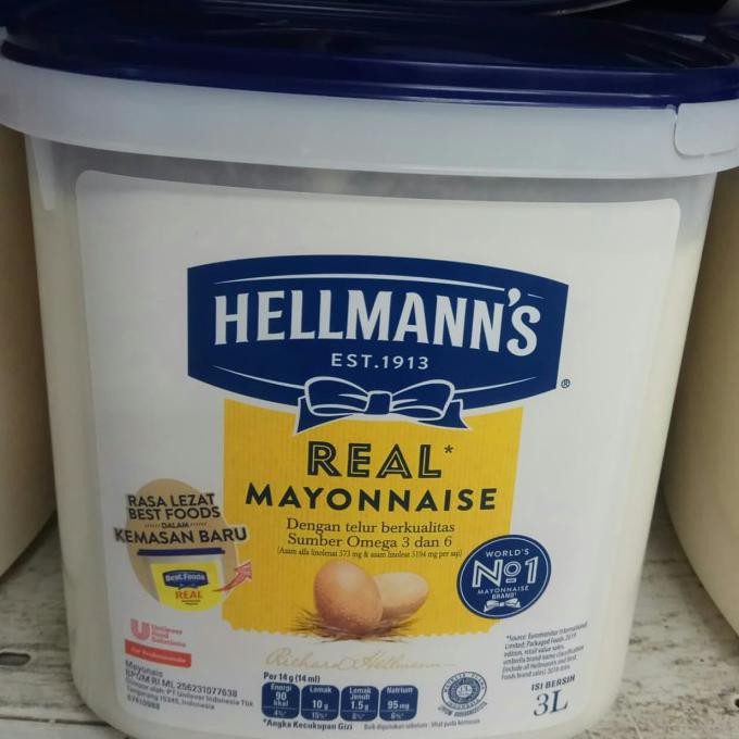 

Flash Sale - Hellmann'S Real Mayonnaise 3 L