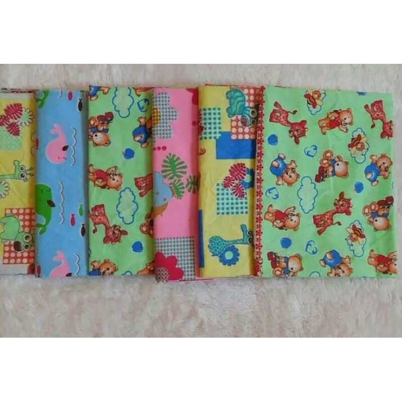 6 pcs bedongan bayi 110 x 90 / planel bayi / bedongan murah