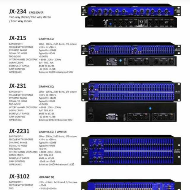 equalizer jk grapik seri jx 231