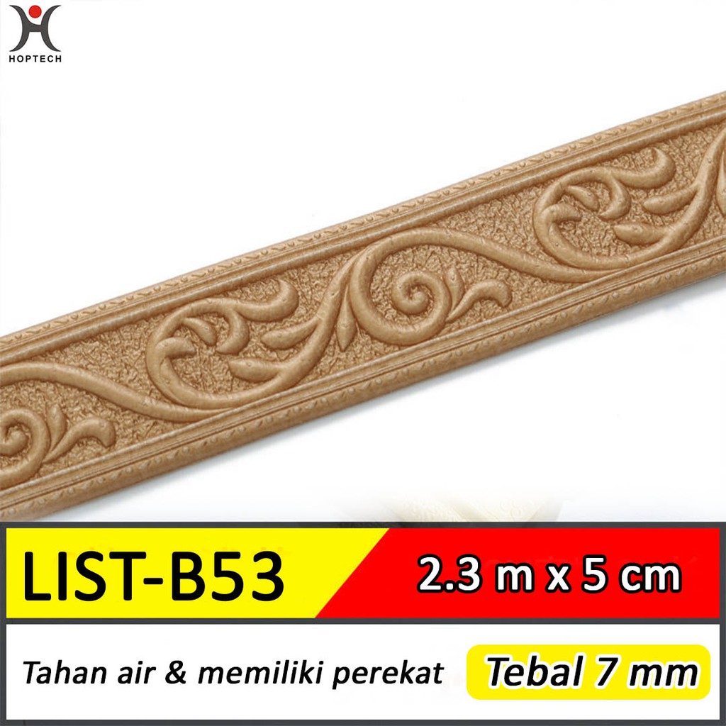 Wall Border List / Wallborder Foam 3D /Walpaper List Foam Stiker Dinding / List dinding 3D 2.3 Meter-LIST B53