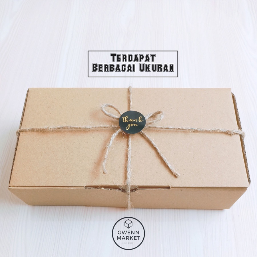 

Dus kue brownies corrugated kotak brownies kotak kue cake box brownies - 23x11x5 Murah + Gratis Ongkir