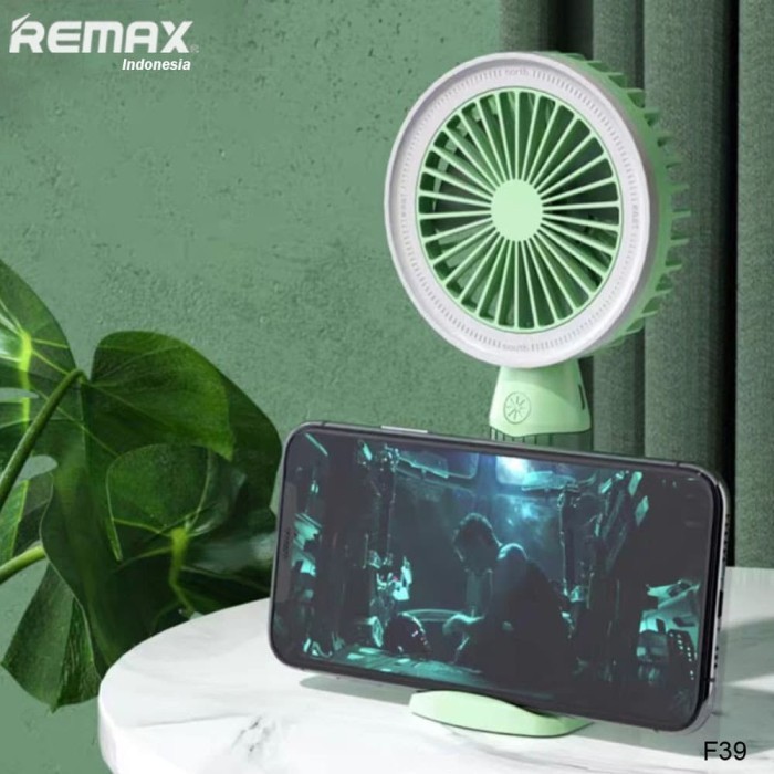 REMAX Ruchy Series F39 Handled Fan / Kipas Angin Portable Mini