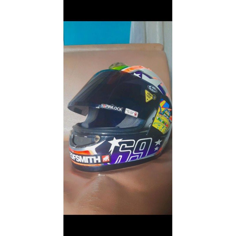 Helm ala ala arai basic cargloss size M second