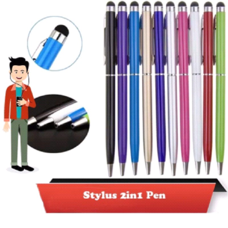 Stylus Pen 2 in 1 Pulpen &amp; Stylus