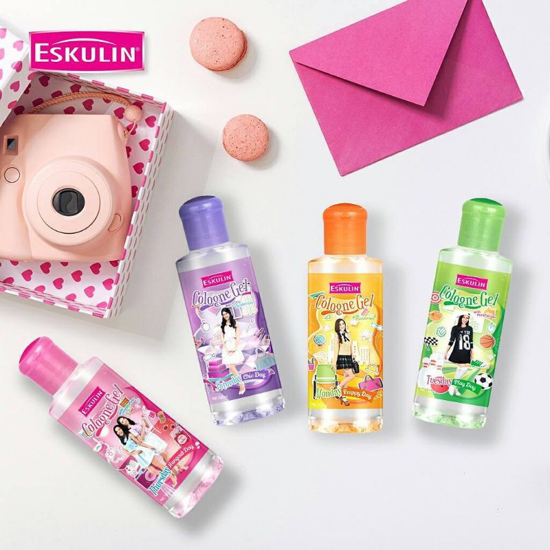 ⭐BAGUS⭐ ESKULIN COLOGNE GEL 100ML | Parfum Wanita Eau De Cologne