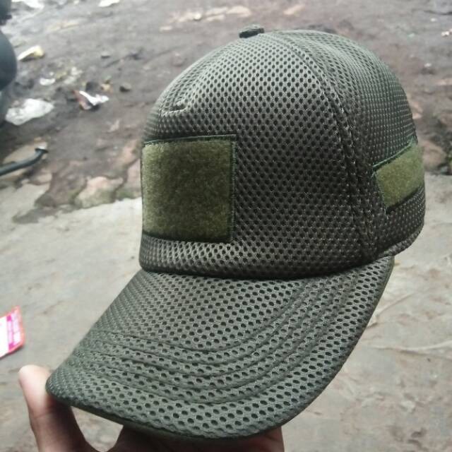 Terlaris Topi jala polos velcro