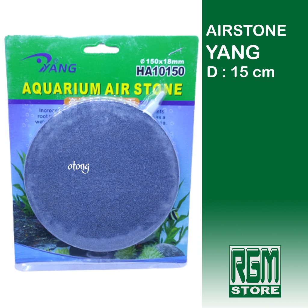 YANG AIRSTONE AIR STONE BATU GELEMBUNG AERATOR BULAT PIPIH AQUARIUM AQUASCAPE