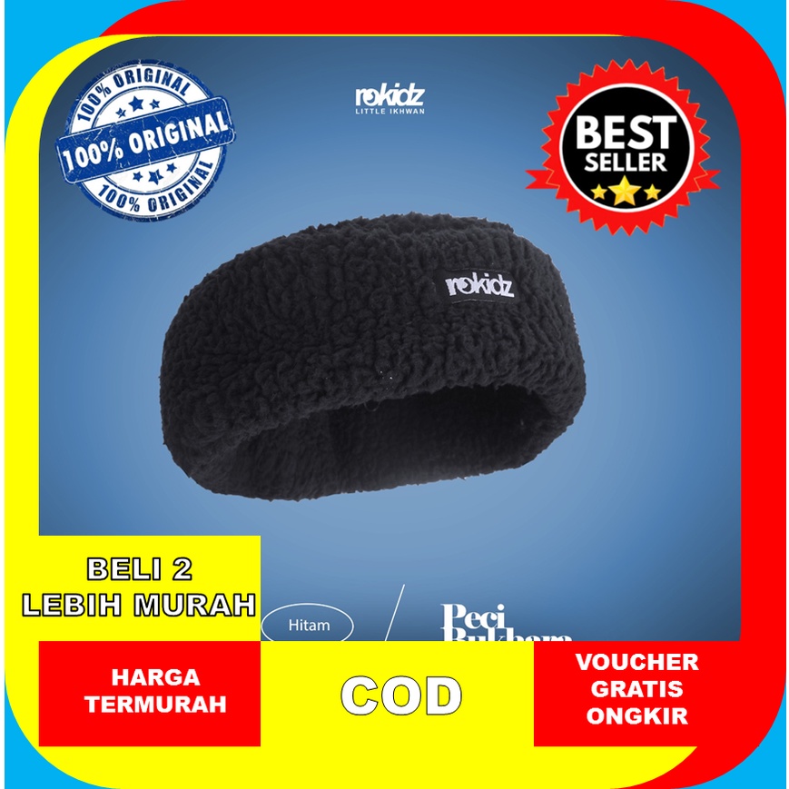 PECI BUKHARA ANAK ROSAL | SONGKOK MUSLIM PAKISTAN | PECI HITAM MODEL TOPI UAS BEST SELLER POLOS