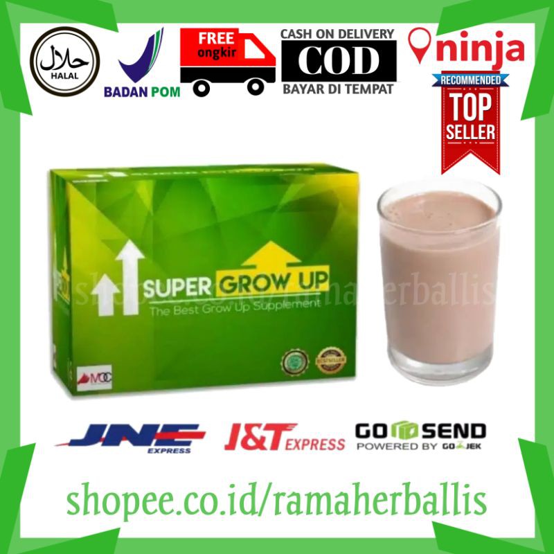 

SUPER GROW UP ORIGINAL PENINGGI BADAN SUSU KALSIUM ZINC SUPLEMEN