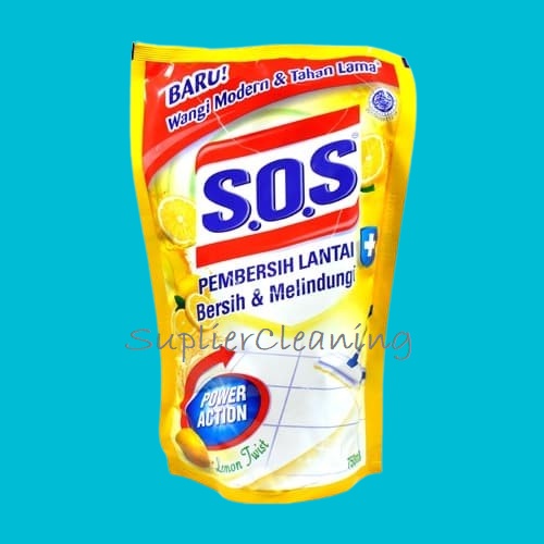 SOS Pembersih Lantai Refill Lemon 750 ml