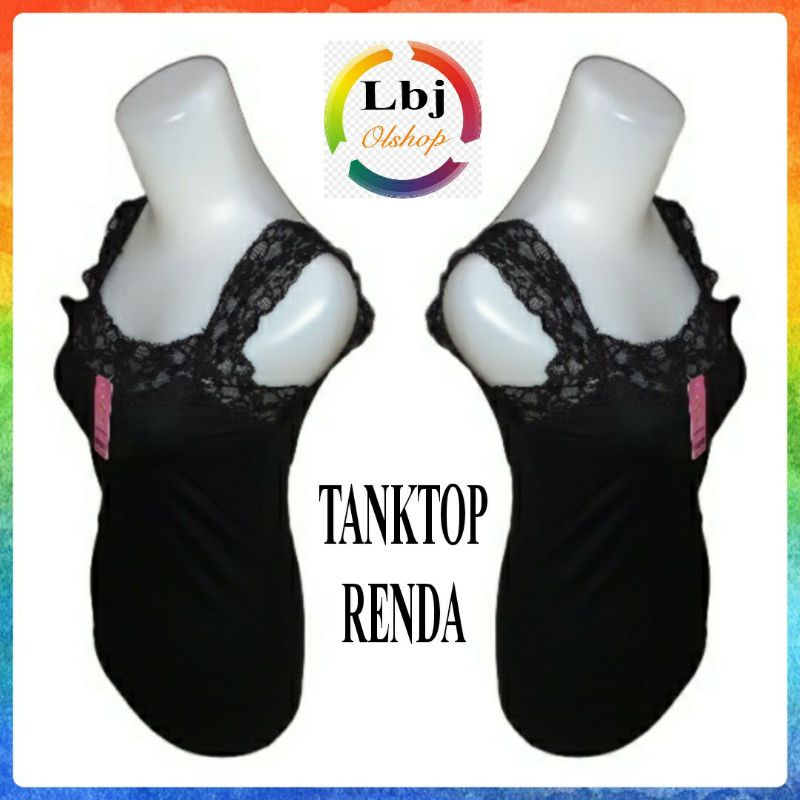 Fashion Wanita Dalaman Wanita Tanktop Renda Kaos Singlet Renda